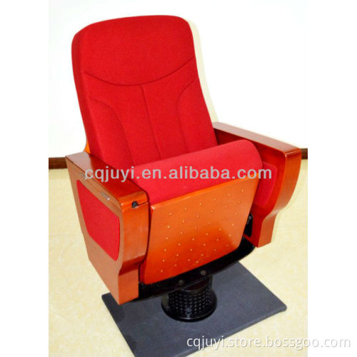 China manufacturer low price folding good quality fabric theater chairs cinema arm chairs furniture for sale JY-999D